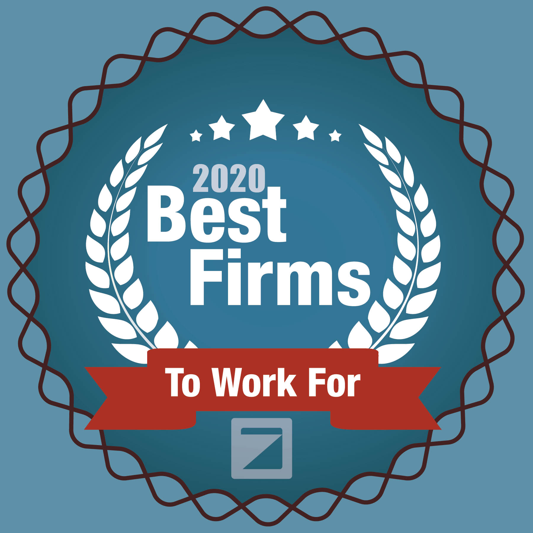 Zweigs 2020 best firm to work for award emblem