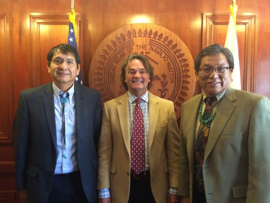 Dan Tormey meeting with the Navajo Nation