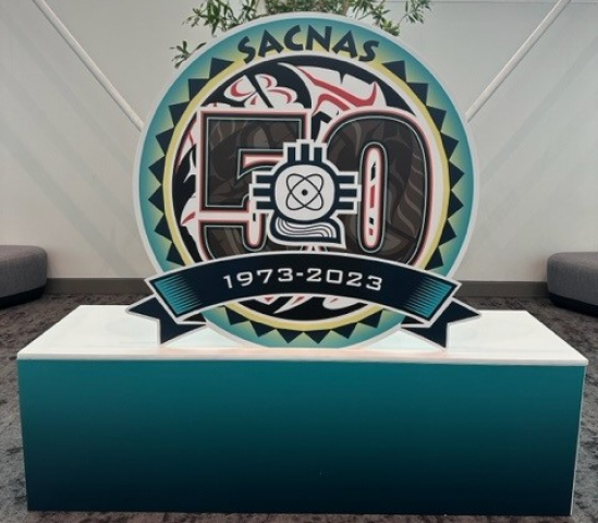 SACNAS 50th Annual National Diversity in Stem Conference Emblem